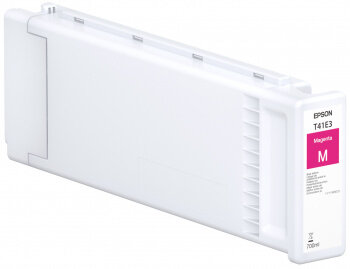 Epson T41E3 Magenta Tintenpatrone, rechteckig, weißes Kunststoffgehäuse