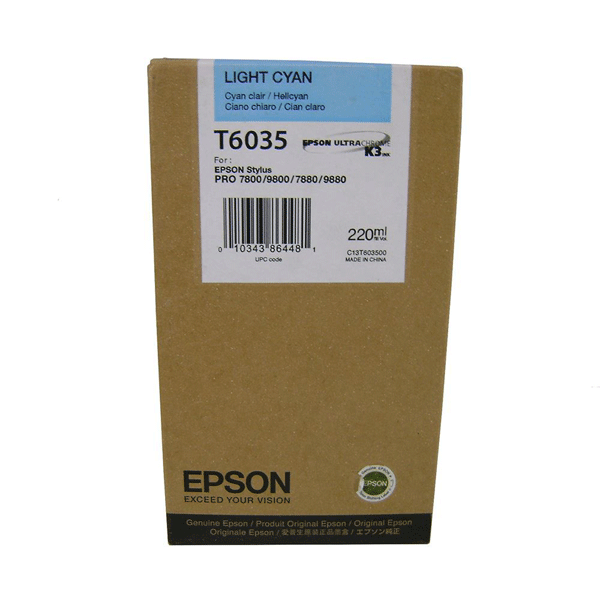 Originale Epson Tintenpatrone in originaler brauner Verpackung