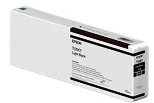 700-ml Epson-Tintenpatrone in rechteckigem weißen Kunststoffgehäuse