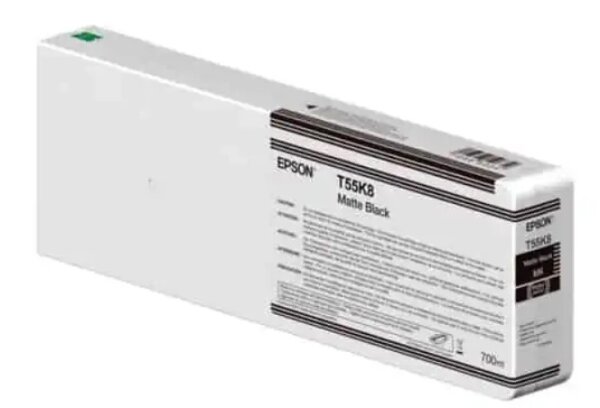 700-ml Epson-Tintenpatrone in rechteckigem weißen Kunststoffgehäuse