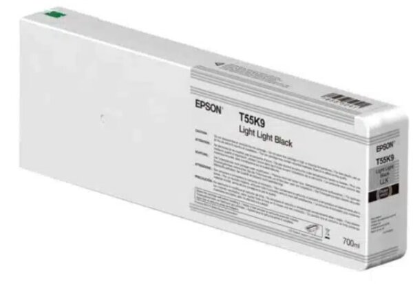 700-ml Epson-Tintenpatrone in rechteckigem weißen Kunststoffgehäuse