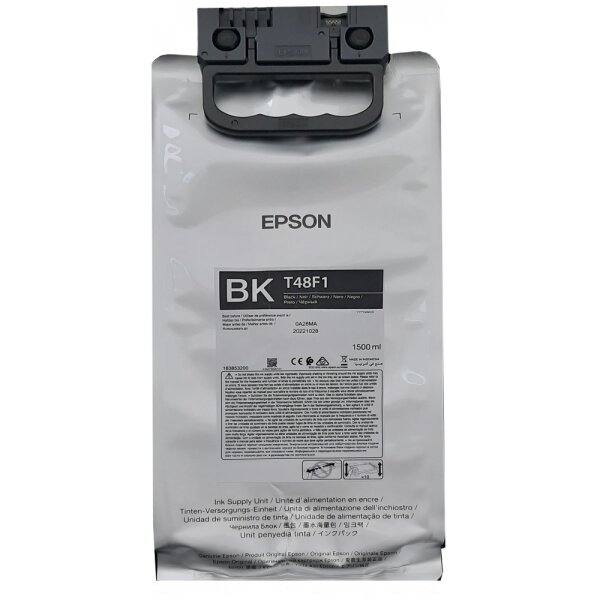 Epson Tintenbeutel mit Aufdruck BK für schwarz