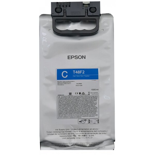 Epson Tintenbeutel mit Aufdruck C für cyan
